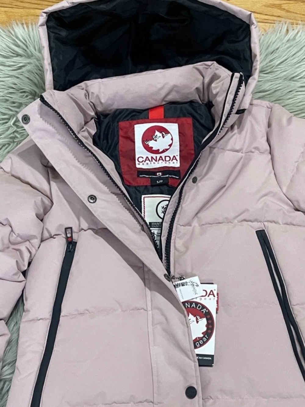 Canada Women's Down-Filled Puffer long Jacket with Hood